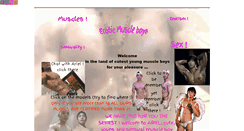 Desktop Screenshot of eroticmuscleboy.com