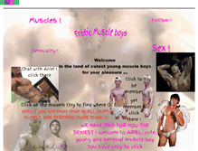 Tablet Screenshot of eroticmuscleboy.com